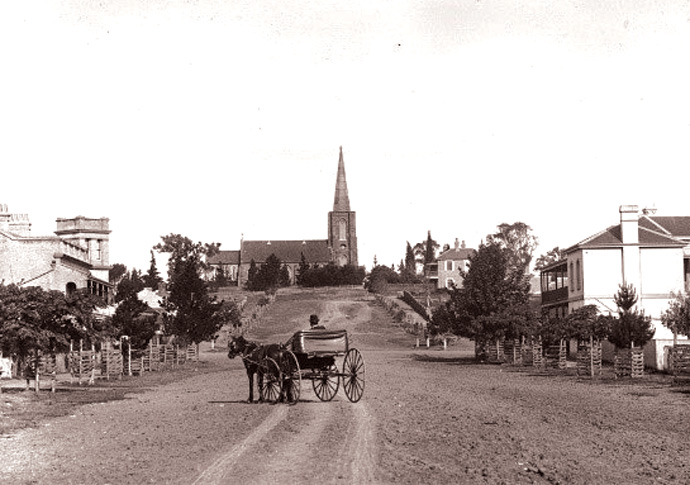 Small world Camden New South Wales Australia John Street 1890s John Kerry Studios Sydney