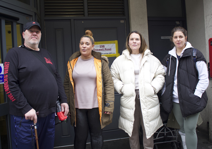 Goswell Road residents