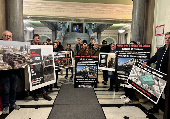 Residents’ fury over ‘death sentence’ site Castle and Fitzroy House 2