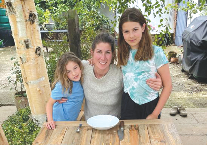 Air quality campaigner: Escape to the country was great for us Helena Farstad with Ebba and Hennie