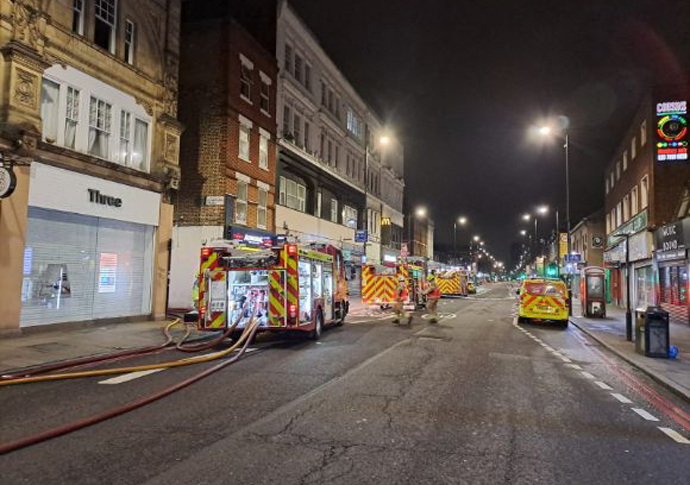 Seven Sisters Road fire