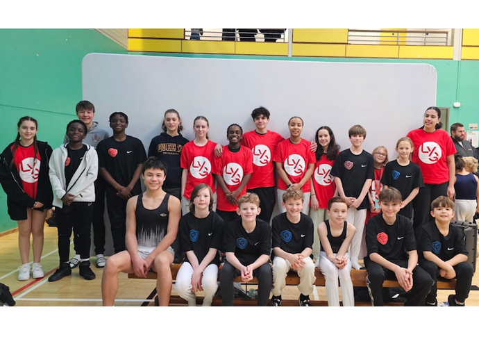 Games bounces back in style! Trampolinists