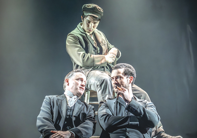 Review: London Tide, at Lyttelton, National Theatre Rufus Wright Brandon Grace and Jamael Westman in London Tide Marc Brenner 169