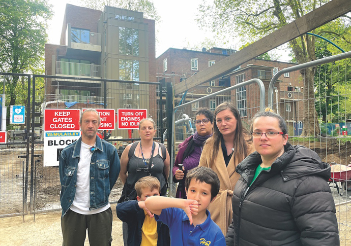 ‘Town Hall, where are new homes?’ Park View residents