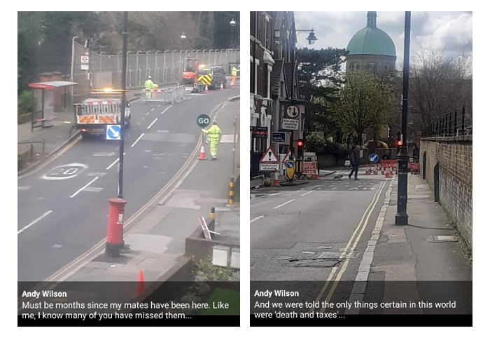 People tell me, ‘You must be on first-name terms with all the workmen’ andy wilson posts
