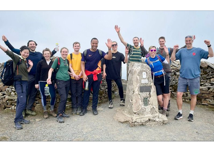Cloud and proud! Three Peaks trek raises £40k for school Ninety One trek