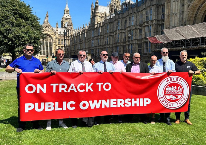 Rail union leader shares track death tragedy and trauma train drivers face Aslef GTp_Y4YWIAA9h7y