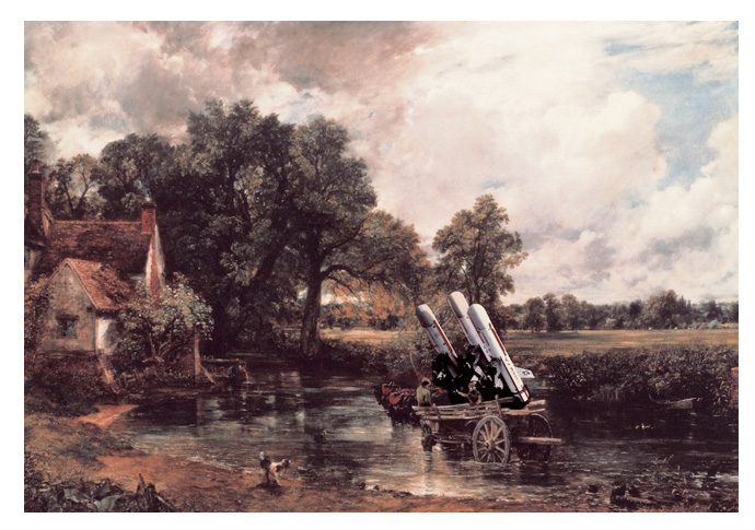 And the war goes on… Peter Kennard Haywain with Cruise Missiles