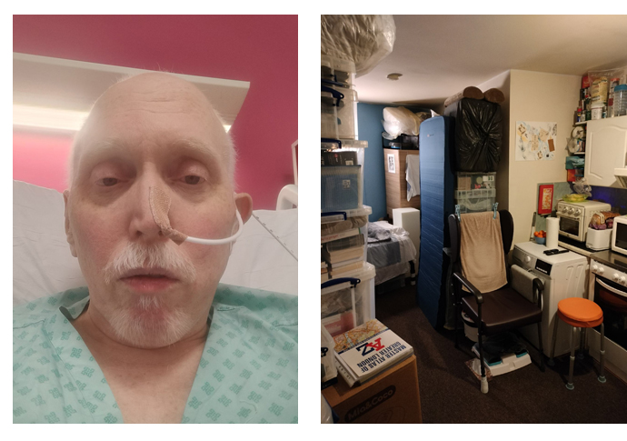 Man with cancer left living in a garage Ray Brazier