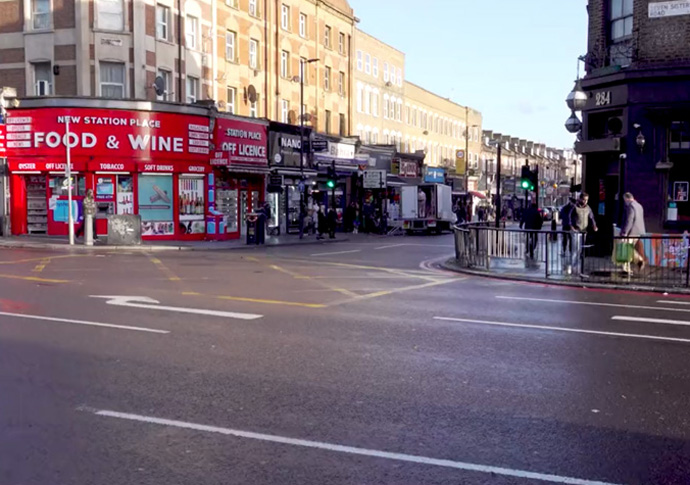 Cyclists set to target ‘killer’ junction Cycling protest Seven-Sisters-Road-junction-1