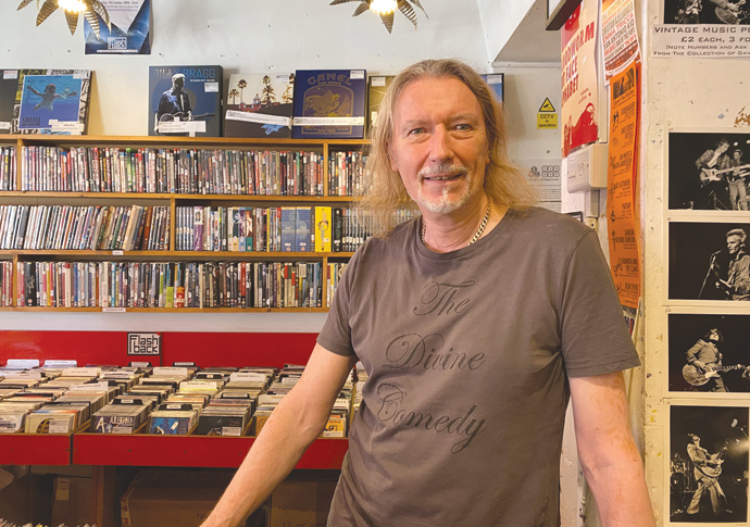 On the record, why vinyl will play on and on! Mike Burgess at Flashback Records