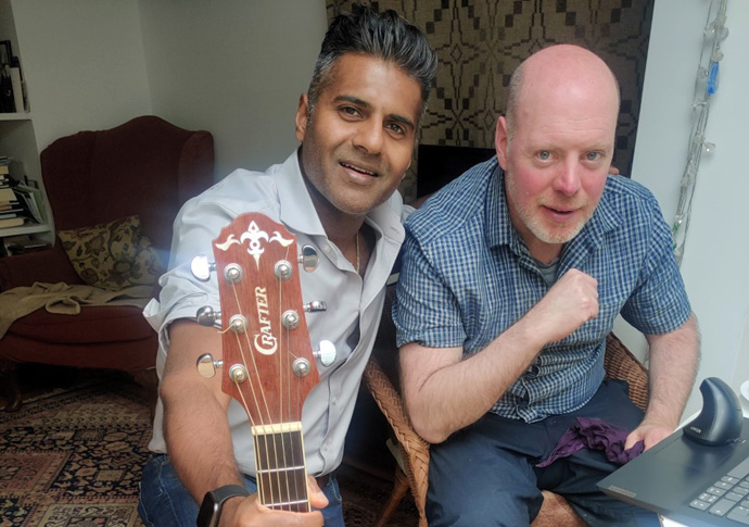 Songwriters’ early Christmas wish to put men’s mental health in spotlight Adam and Jay Guiding Star composers 2023