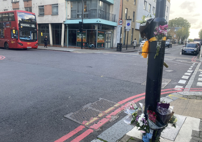 Woman killed in bus collision Bus death IMG_8860