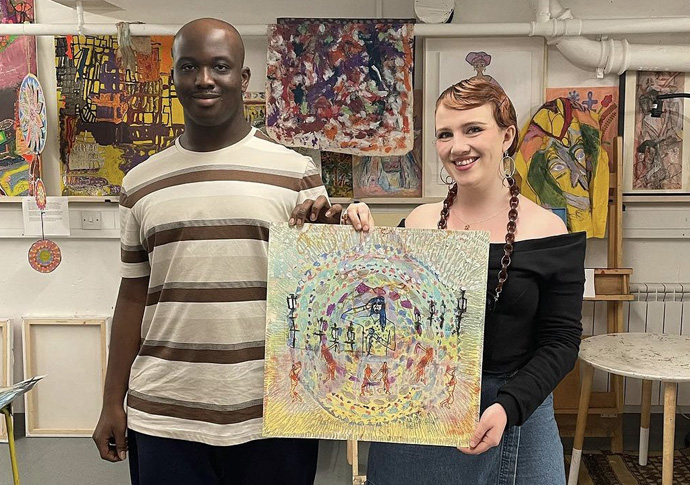 Art in right place! Gallery hosts charity Seatton and CMAT