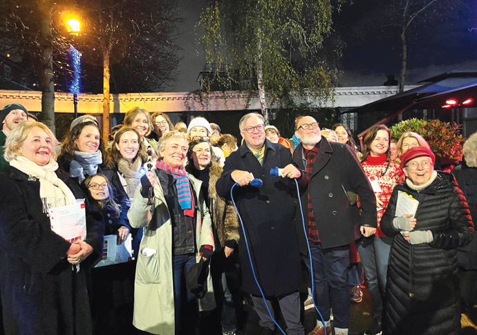 Ex-MP Balls lights up Highbury Barn Ed Balls switches on the lights in Highbury Barn on Sunday