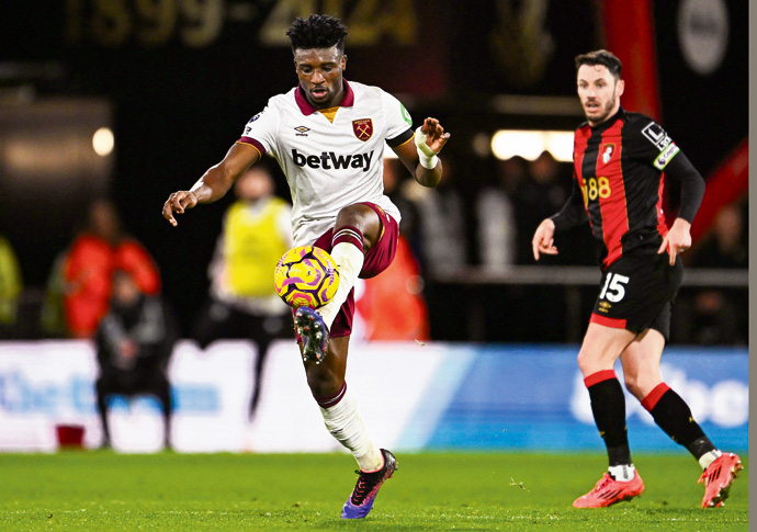 Striker top of Christmas wishlist AFC Bournemouth v West Ham United FC - Premier League 2024/25 - Matchweek 16
