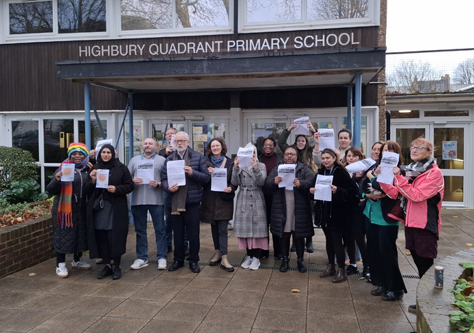 Highbury Quadrant with their submissions Corbyn