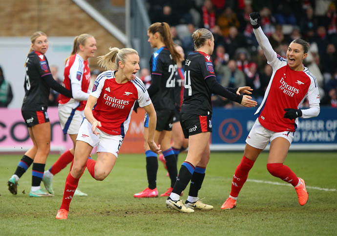 Arsenal seek to close gap at top Barclays Womens Super League - Arsenal v Crystal Palace - Mangata Pay UK Stadium Meadow Park