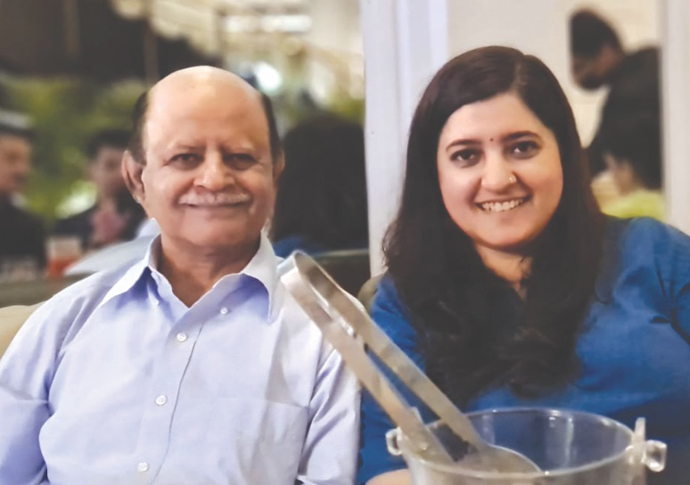 Cycle death dad’s search for answers Cheistha with her father SP Kochhar