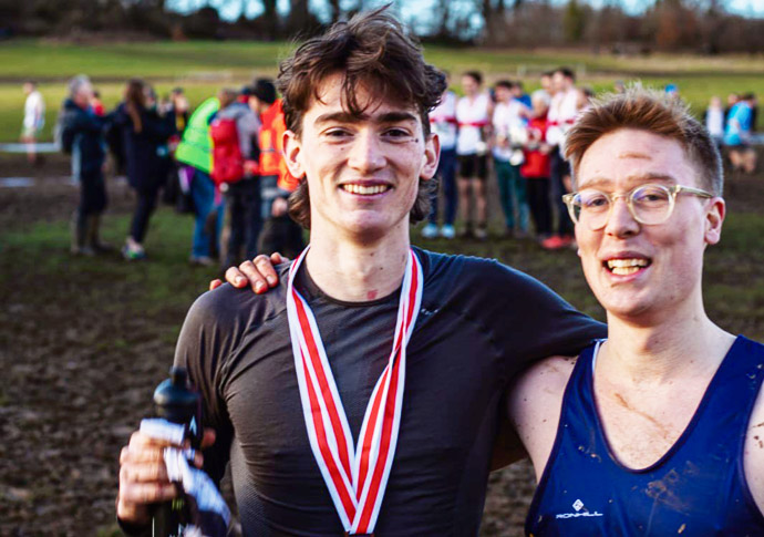 Muddy cross-country? That’s perfect! Flurry Grierson with his brother Kit