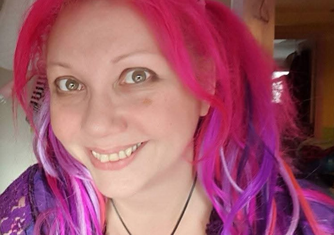 Homes sought for punk artist Sarah’s treasure Sarah Jackson-Hall known as Sarah Pink