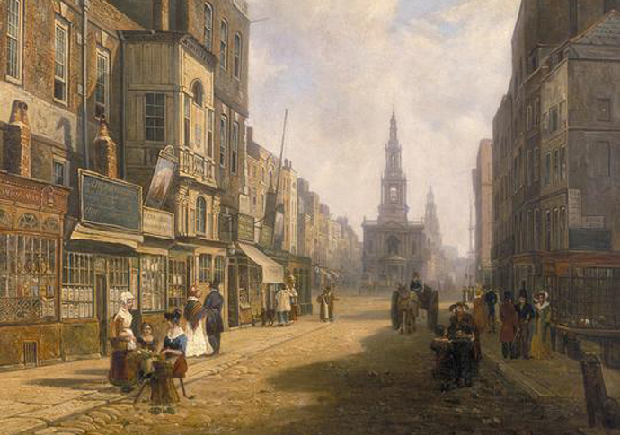 ‘Ave a banana!’ Why the Strand holds a special place in the minds of Londoners The_Strand_Looking_Eastwards_from_Exeter_Change_c1824