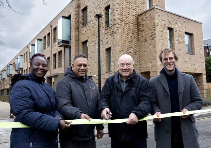 Long-time residents feel ‘ignored’ as new homes are completed on estate Andover Franchise Place Ribbon Cutting
