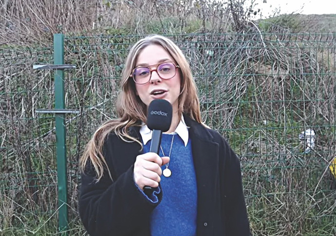 Peeps probes the ‘Rainham Volcano’ Daisy Clague