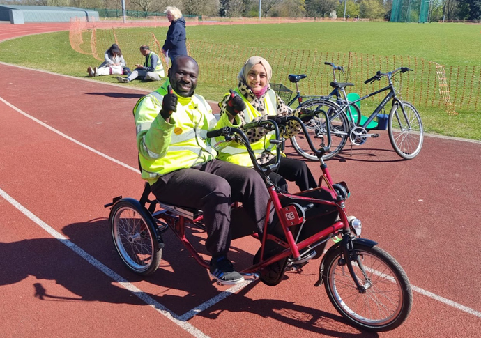 It’s on a roll… but cycle club needs support to go up a gear Adam & Asli Oztoprak
