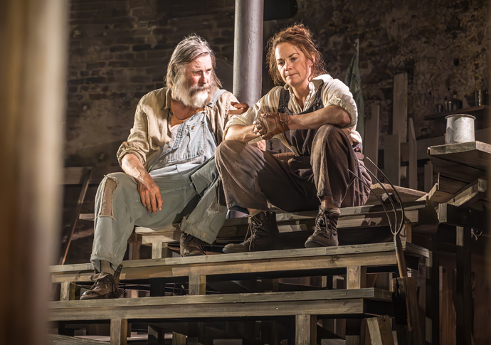 Review: A Moon for the Misbegotten, at Almeida Theatre Almeida_A Moon for the Misbegotten_David Threlfall and Ruth Wilson_Credit. Marc Brenner