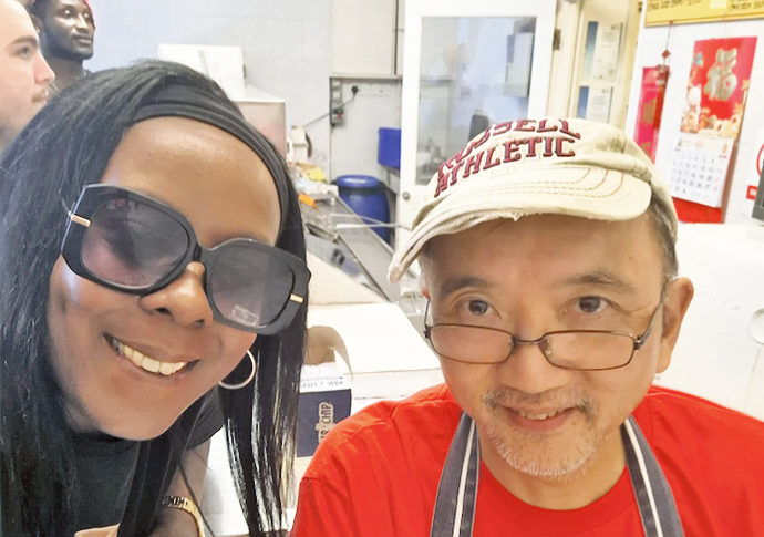 Harry of Fisherman's with Janice Dick copy