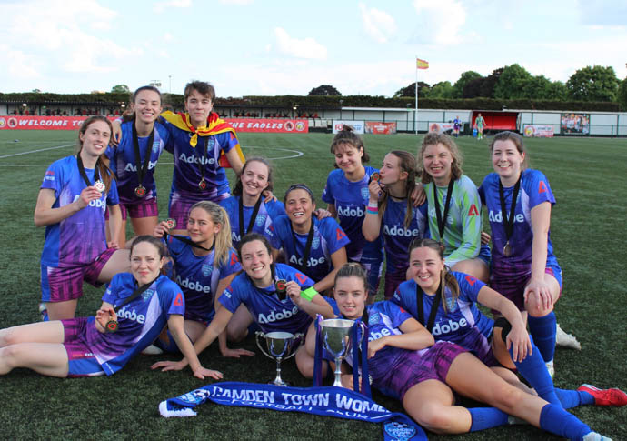 Stepping up: Fresh test for Town Camden Town WFC Picture credit Camden Town WFC