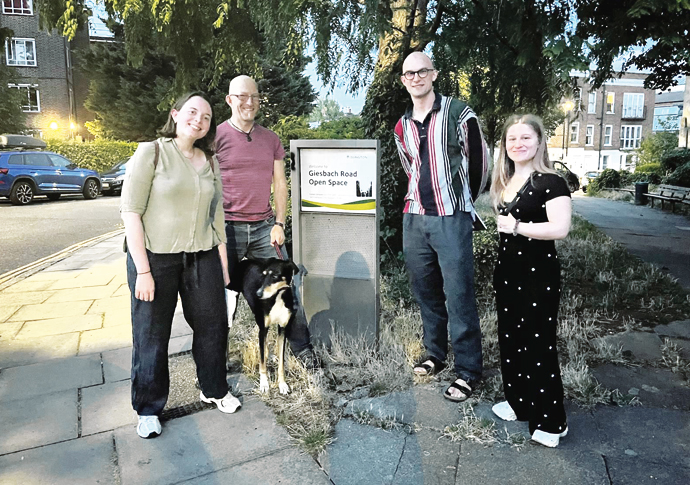 Organisers Zoë Jonny Liam and Ruth