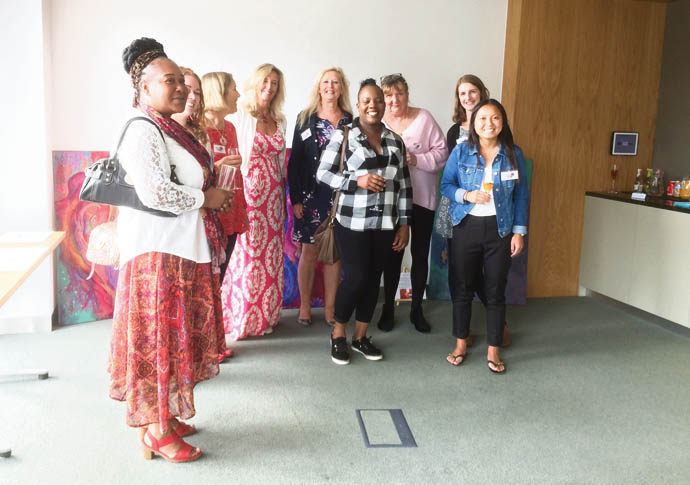How Pippa brought therapy to sex workers suffering on streets Pippa Hockton with Street Talk therapists and the Board of Trustees