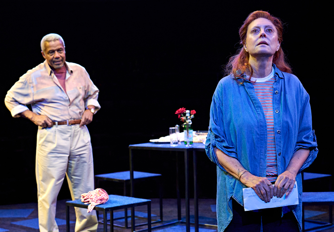 Review: Mary Page Marlowe at the Old Vic Hugh Quarshie (Andy), Susan Sarandon (Mary Page Marlowe) in Mary Page Marlowe at The Old Vic (2025). Photo by Manuel Harlan (1) (1)