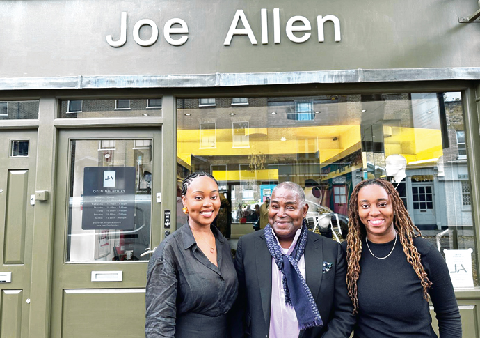Stepping aside in style? ‘Tailor to the stars’ prepares to hand over business Joe Allen Jade Joe Jillian