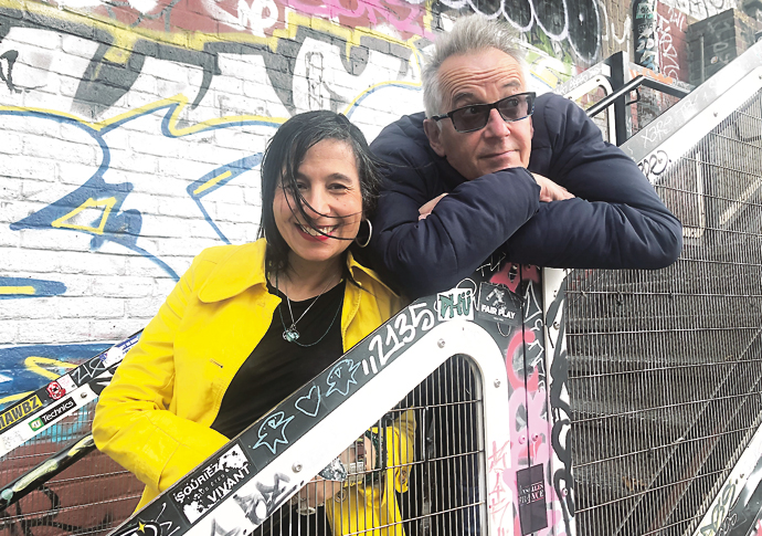 Poet Hegley makes French connection with singer Aissa John Hegley IMG_2063 new