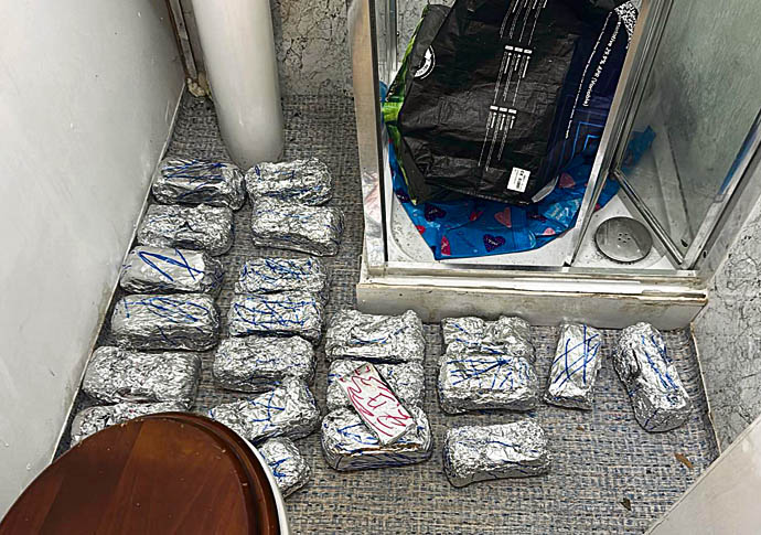 Stolen phones wrapped in tin foil