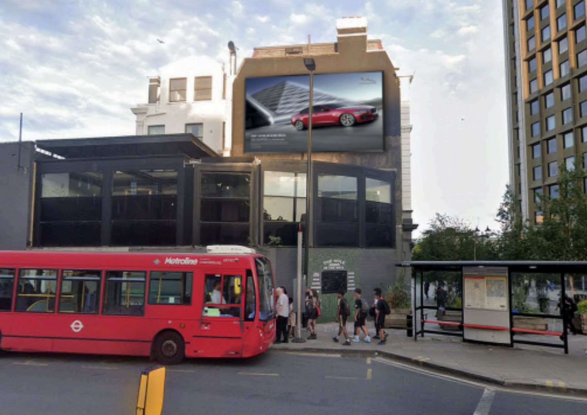 Planning row over billboard in middle of Archway archway billboard