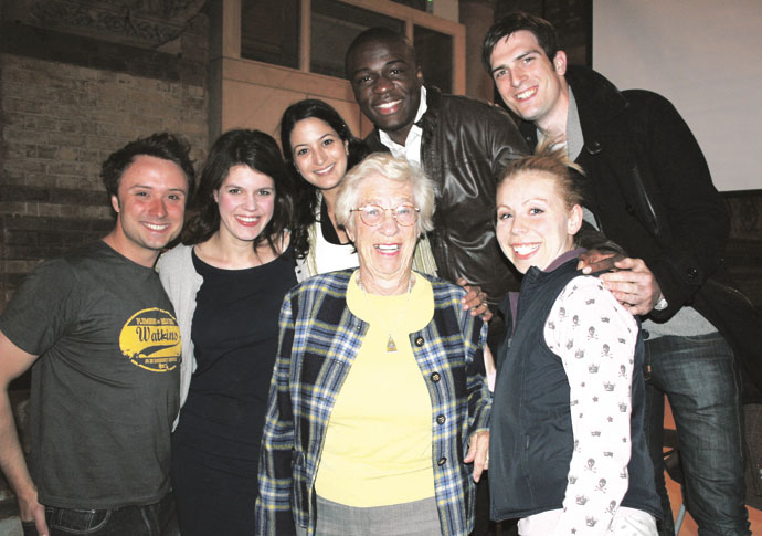 EVA Schloss and cast of play