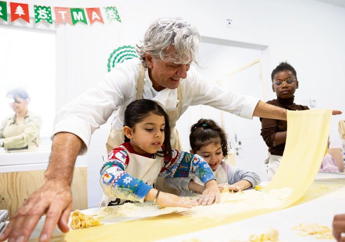 Celeb chef dishes up tips on healthy eating for children Giorgio Locatelli SB_11