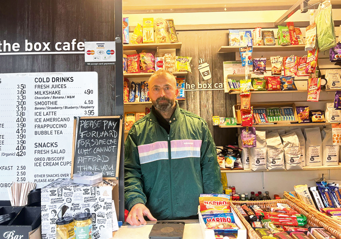 Archway to get the Gail’s treatment Ozzie Serin at the Box coffee stand in Archway