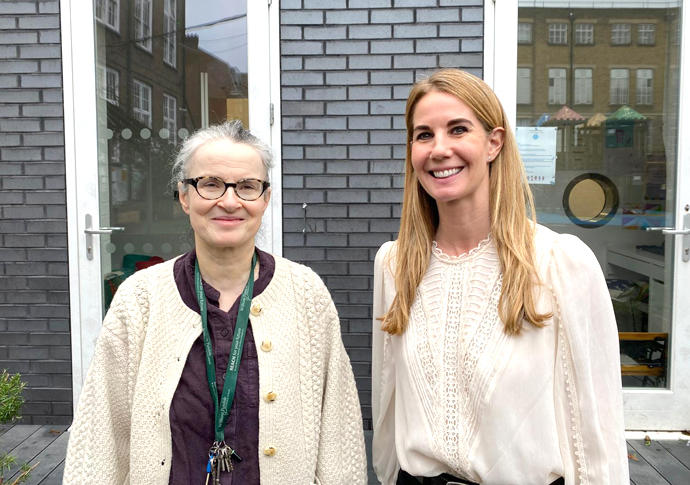 Pastoral support teacher Alicen and mental health expert Nova Eden