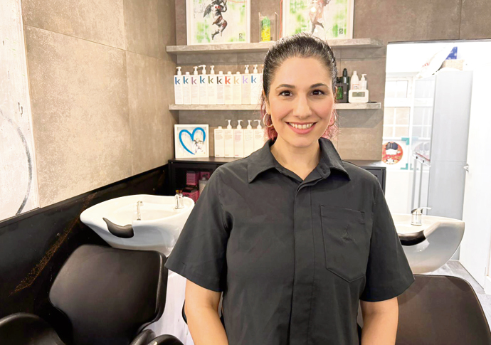 Sara Castañares at SHS in Essex Road