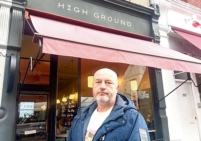 Business rate pain for coffee shops Simon Pearce at High Ground