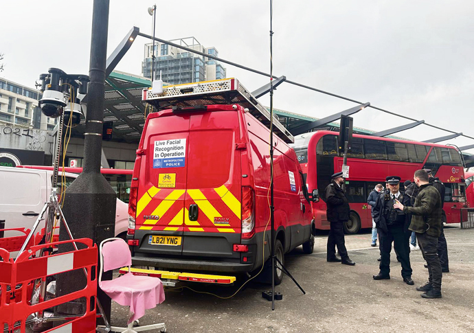 facial recognition Finsbury Park po nm