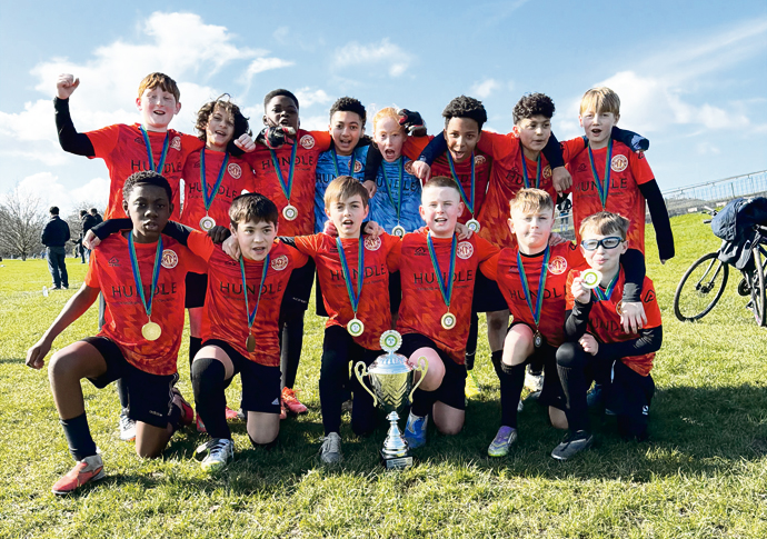Sun, silverware and celebrations for youth teams Kentish Town Under 12s IMG_4086