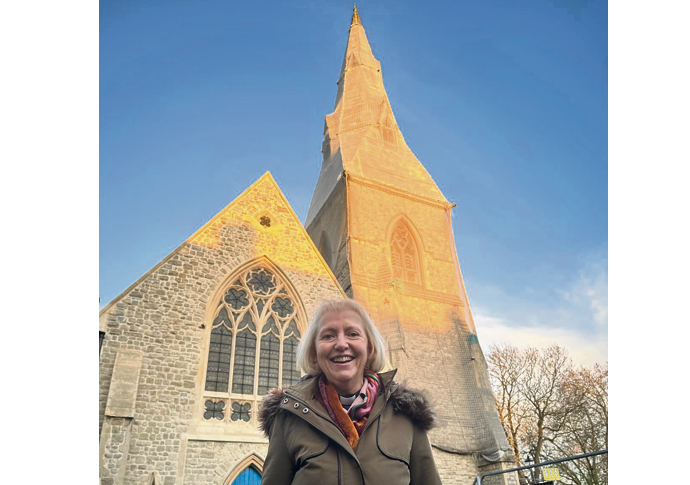 Revd Caroline Titley at St Andrew’s Church