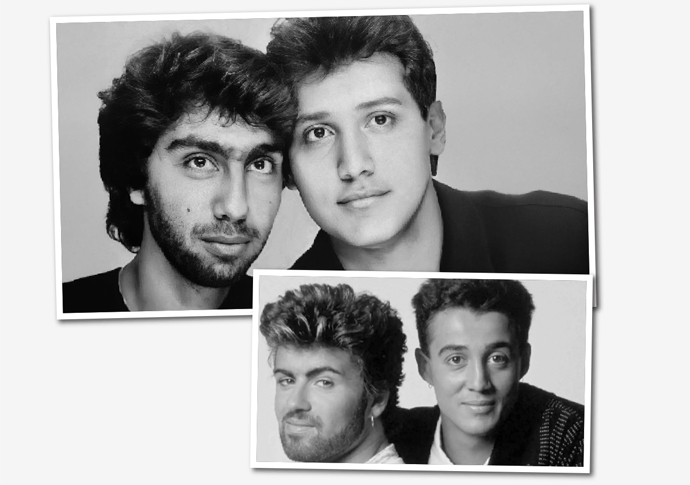 Reza, left, and Mehrdad Aref-Adib – the Persian Wham!