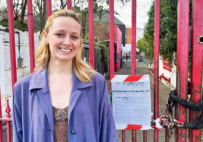 Squatters: We demand to see school plans Molly Jade Davey 2